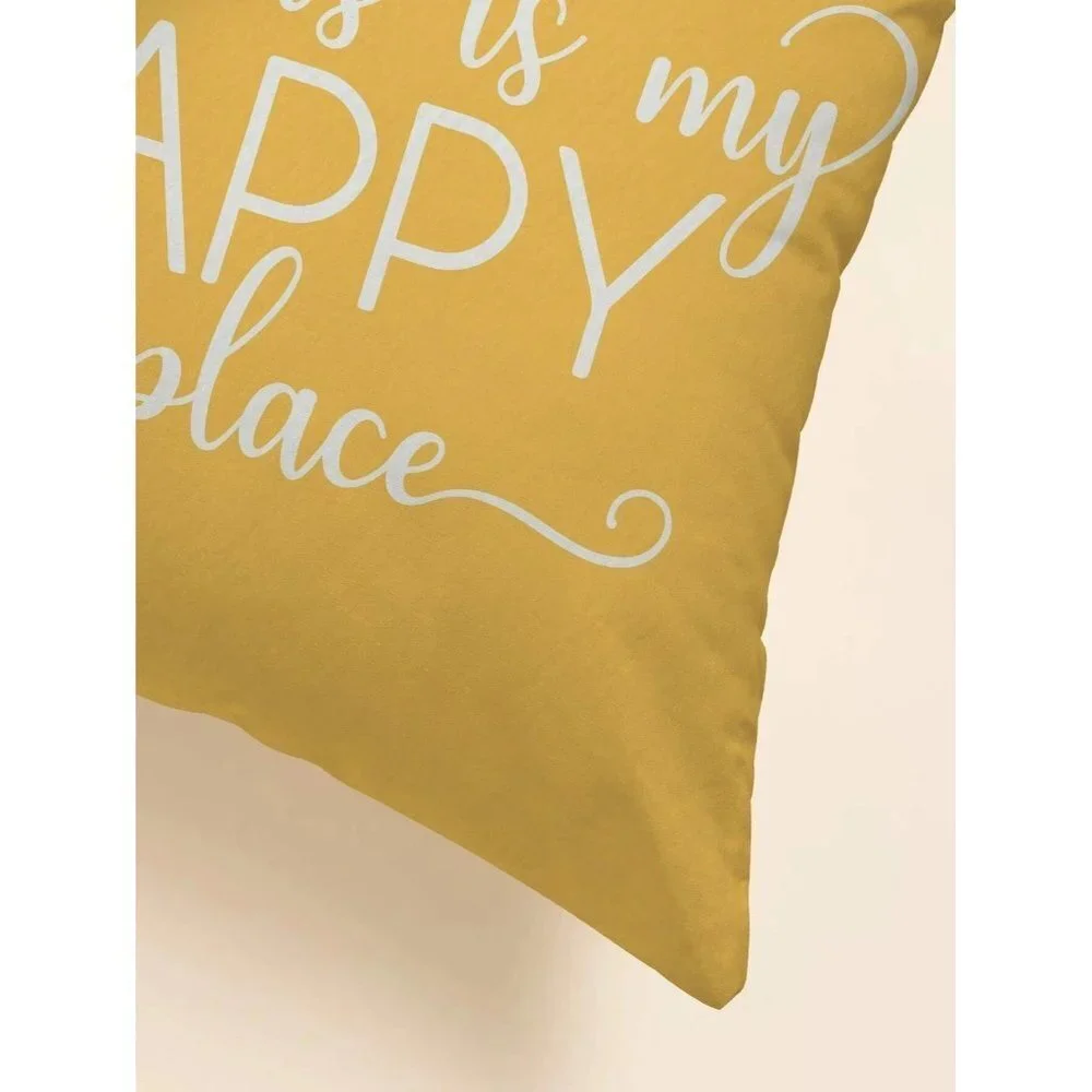 NEW SHEIN 1pc‎ Slogan Graphic Throw Pillow Case Size 20x12inch